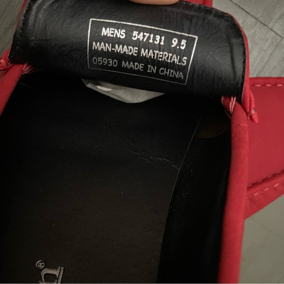 Z . Vaughn Red Mens  Loafers - Picture 12 of 15